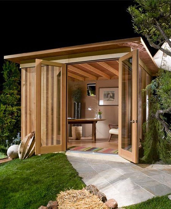 10+ "Shedquarters" Bring The Home Office To Your Backyard ...