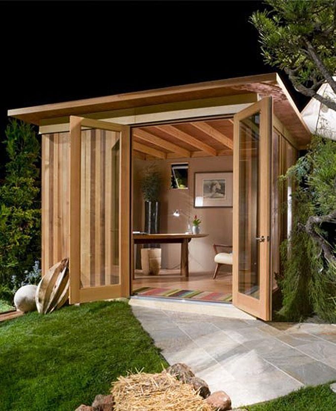 10+ “Shedquarters” Bring The Home Office To Your Backyard | Your Daily